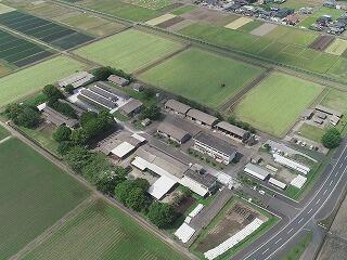 上空から見る三股牧場