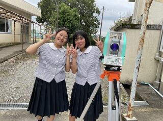 農業土木科１年生頑張っています。