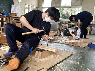 ものづくりコンテスト練習風景