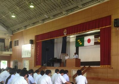 ALTの新任式 ALTの新任式