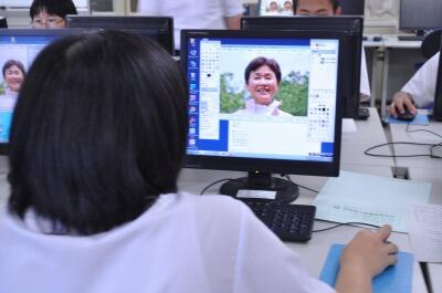 都農高校 商業情報系列 授業風景 都農高校 商業情報系列 授業風景