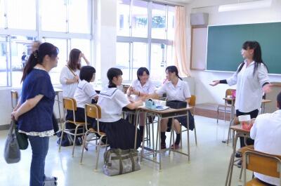 都農高校　選択科目　ボランティア活動