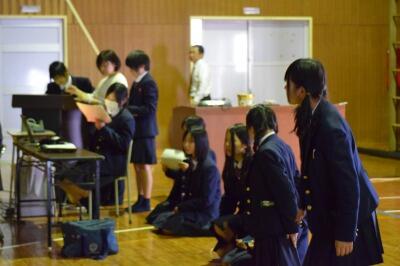 都農高校　尾鈴祭　生徒会の様子２