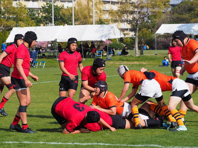 大阪工業大学高等学校ラグビー部 大工大ラグビー部　短パン、ヘッドキャップ 大阪工業大学高等学校ラグビー部 大工大ラグビー部 短パン