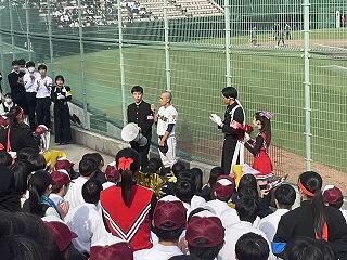 全校生徒へお礼