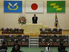 同窓会入会式の様子