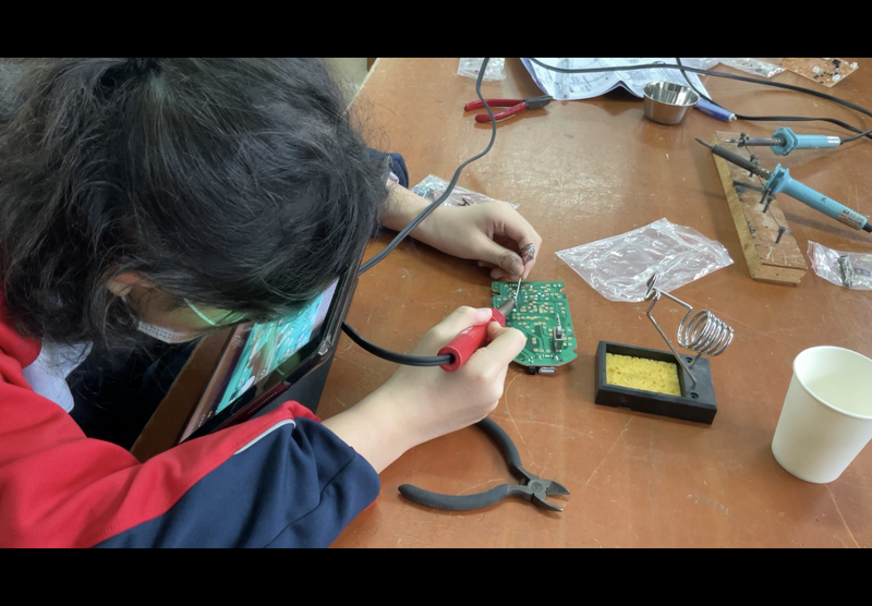 ２年生技術の授業