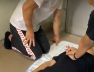 緊急シミュレーションの様子