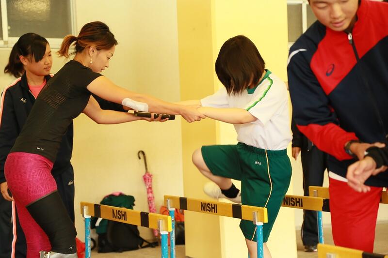 スポーツ交流の様子