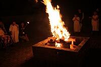 点火台に火がつきました