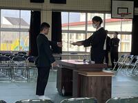 表彰の様子です。