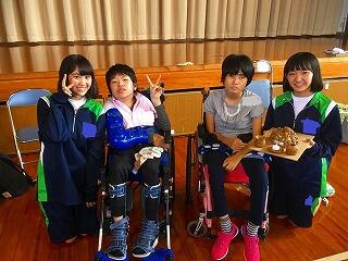 一緒に写真を撮ったよ