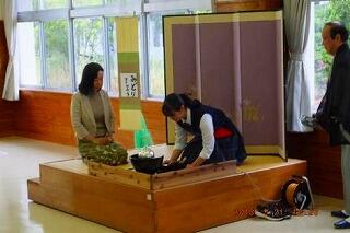 第一高校茶道部員によるお点前