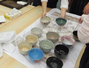 たくさんの茶器