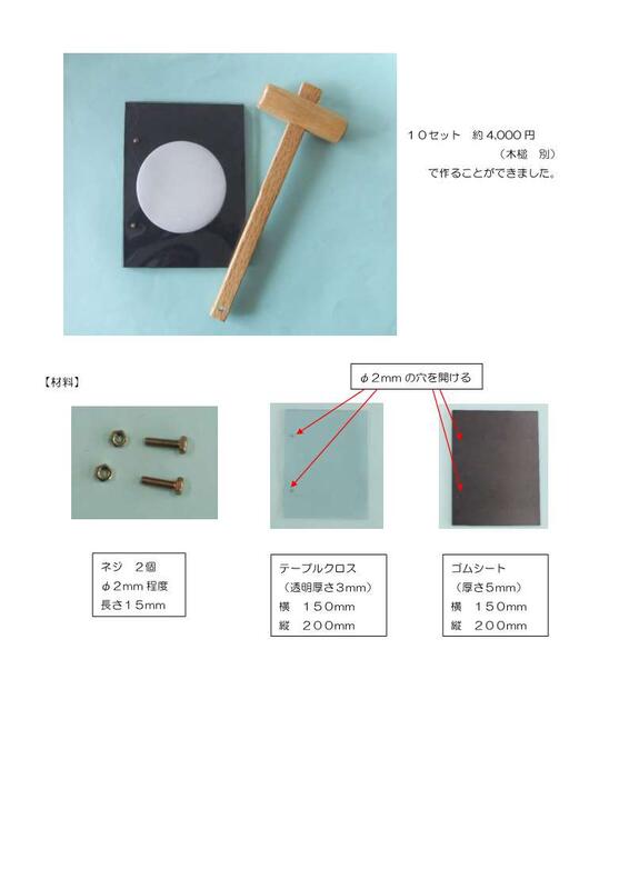 空気の温度による体積の膨張実験