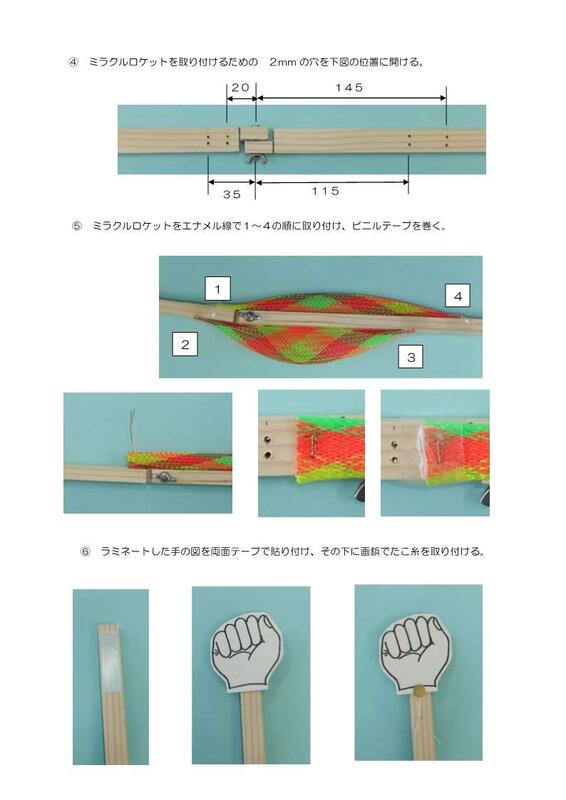 腕の曲げ伸ばしの製作ーミラクルロケットを使ってー