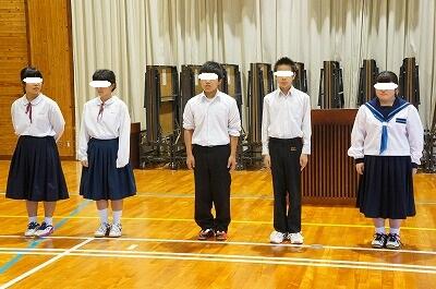 選手が一人ずつ決意を伝えます。