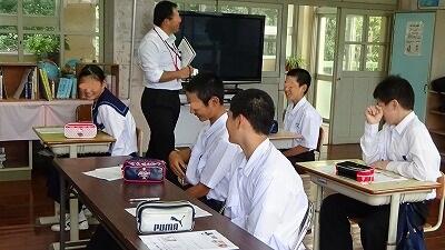１年生国語の授業の様子