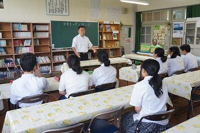 校長先生の話の様子