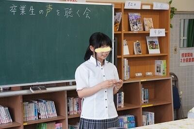 延岡学園高校の説明の様子