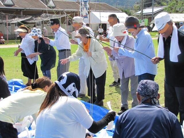 地域団技の様子