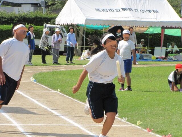 団体校リレーの様子