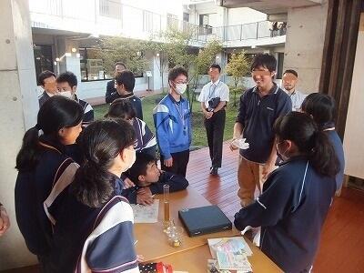 アルコール濃度測定の様子