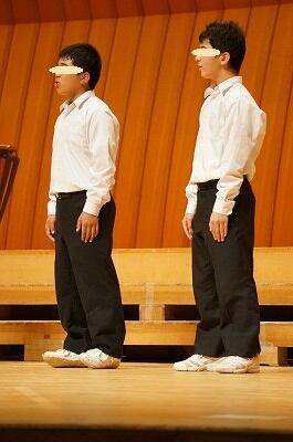ハーモニーを支える男子生徒