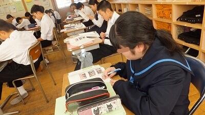 国語の授業の様子