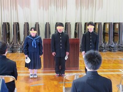 新執行部がこれからの決意を伝えました。