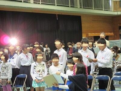 最後に会場の皆さんと一緒に「ふるさと」を合唱しました。