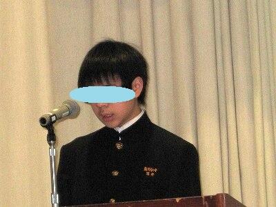 ３年生代表の抱負