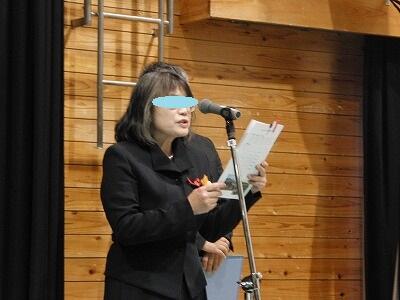 新入生の指名点呼