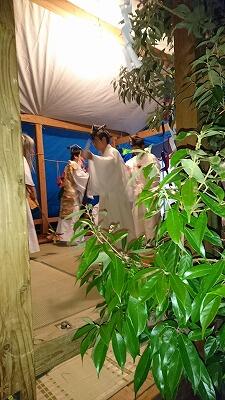 宵宮の神楽