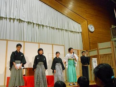 代表の児童生徒