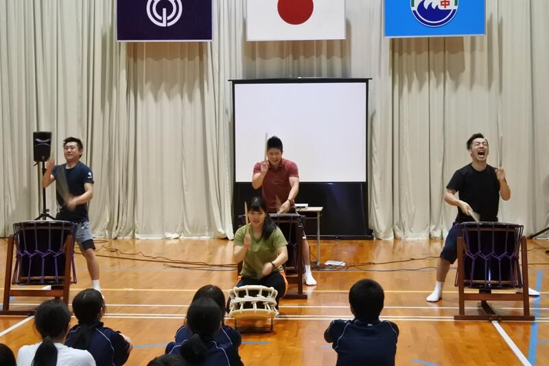 太鼓演奏の様子です