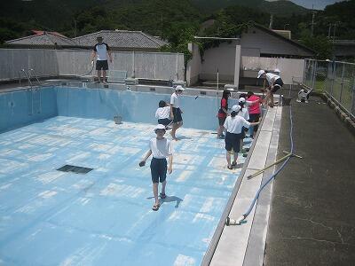 水が気持ちいい！