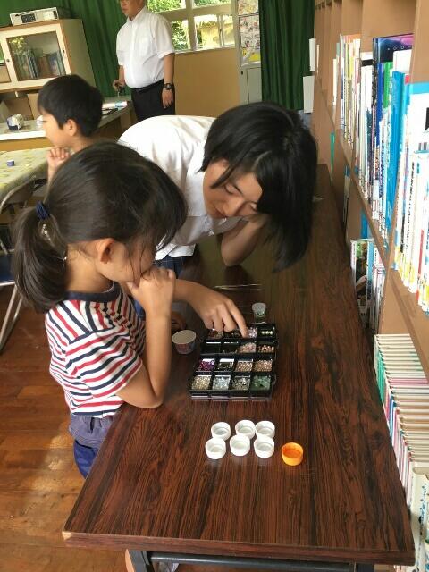 貝殻ストラップづくり