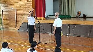 柔道競技主将の選手宣誓