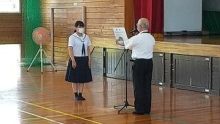 ソフトテニス女子団体地区３位