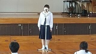 生徒会激励のことば